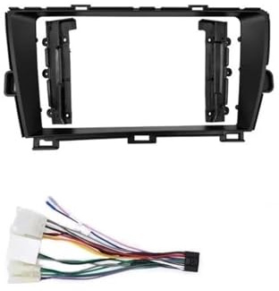 Auto-Radio Blende Einbaublende Für Autoradio 9 Zoll Für Toyota Für Prius 30er Serie 2010–2015(RHD-Frame-Cord)
