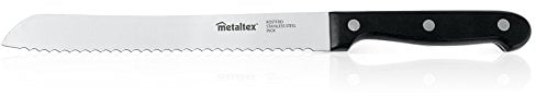 Metaltex Professional Bread Knife, Silver, 32.5 cm