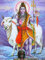 Crafts of India Lord Shiva with Nandi Poster-Reprint on Paper-(20X16 inches)
