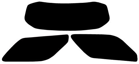 PSSC Pre Cut Rear Car Window Films for Citroen DS3 2010 to 2016 05% Very Dark Limo Tint