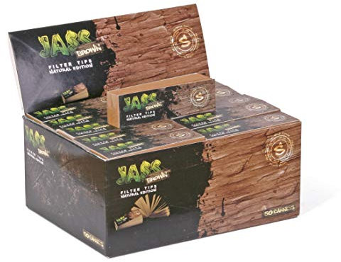 50 paquets filtres Jass Tips Brown