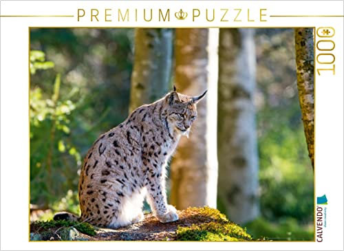 CALVENDO Puzzle EIN Motiv aus dem Kalender Faszination Luchs im Bayerischen Wald 1000 Teile Puzzle quer | 1000 Teile Lege-Größe 64 x 48 cm Foto-Puzzle für glückliche Stunden