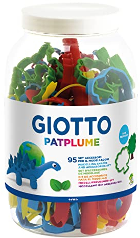 GIOTTO Patplume - Pot 95 accessoires de modelage, Coloré