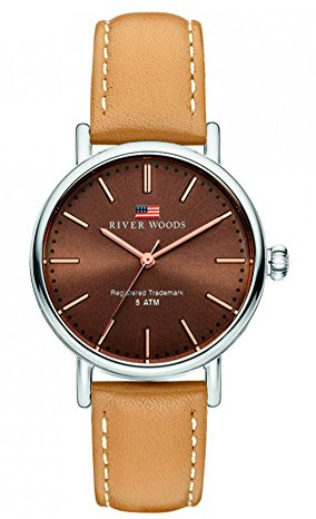 River Woods Women's Watch Leather Oswego