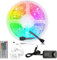 Arotelicht LED Streifen RGB Strip Kit, 12V 5M 5050SMD RGB LED Stripe Steuerbar Lichtleiste Lichterkette mit Netzteil 12V und 44 Tasten IR-Fernbedienung, 150LEDs Lichtband für Haus,Party,Hochzeit