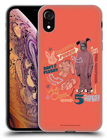 Head Case Designs Officially Licensed A Christmas Story Pink Nightmare Composed Art Soft Gel Case [Military Grade Protection] Compatible With Apple iPhone XR