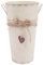 BESTonZON Vintage Blumeneimer Eisen Blumentopf Rustikal Blumenvase Dekovase Retro Metallvase französische Eimer Shabby Milchkanne Übertopf Landhausstil Kaktus Topf Regenschirm Behälter