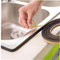 1 Roll Caulk Strip Tape Kitchen Wall Sealing Tape Waterproof Bathroom Adhesive Tape Gadgets 1x200cm Black