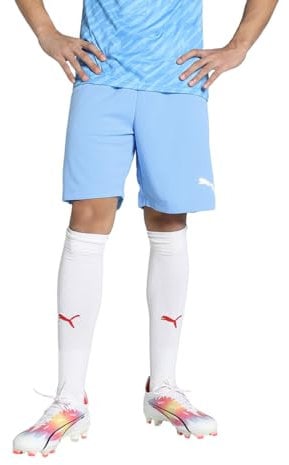 PUMA Fußball teamRISE Shorts Herren hellblau weiß Gr S