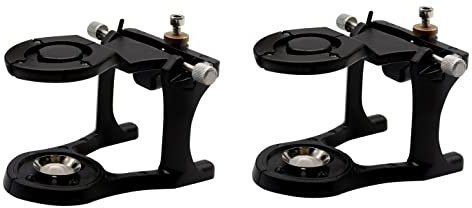 2 pièces Technicien dentaire Articulateur magnétique de petite taille pour prothèse dentaire Outil de produit de laboratoire dentaire