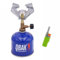 Camping Gas Portátil Con 1 Botella De Gas Hornillo + 1 Mechero Encendedor Con Fogones O Cocina de Butano Con Bombona Incluida Infiernillo Para Cocinar O Asar Con Un Fuego Estufa De Gas