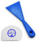 Spatola pizza, Spatola rigida triangolare per pizza in polimero antiurto con tarocco da cucina in omaggio dimensioni totali 10x23,5 cm