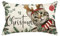 Artoid Mode Holly Blumen Katze Eukalyptus Merry Christmas Weihnachten Kissenbezug, 30x50 cm Winter Xmas Zierkissenbezug Couch Deko