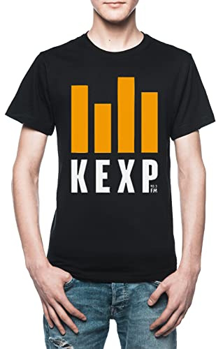 Special Edition Kexp Design Herren T-Shirt Schwarz