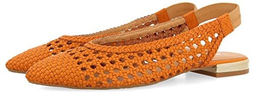GIOSEPPO Bailarinas Trenzadas DE Piel EN Color Naranja para Mujer ARGIRITA
