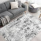 Vamcheer Teppich Wohnzimmer Kurzflor Moderner - Schlafzimmer Teppiche Flauschiger,Waschbar Boho Teppich,Teppiche Groß für Arbeitszimmer, Büro,Super Weich, Anti-Rutsch,120x170 cm Beige/Grau