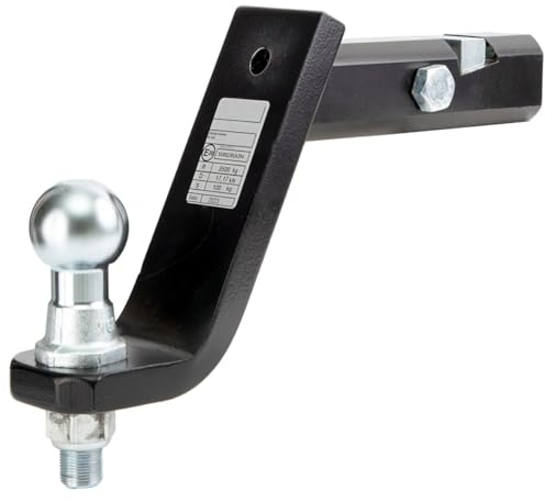 Adapter 2 Zoll Einschub für höhergelegte USA-Fahrzeuge mit AHK-Vorbereitung 60 mm nach unten versetzt