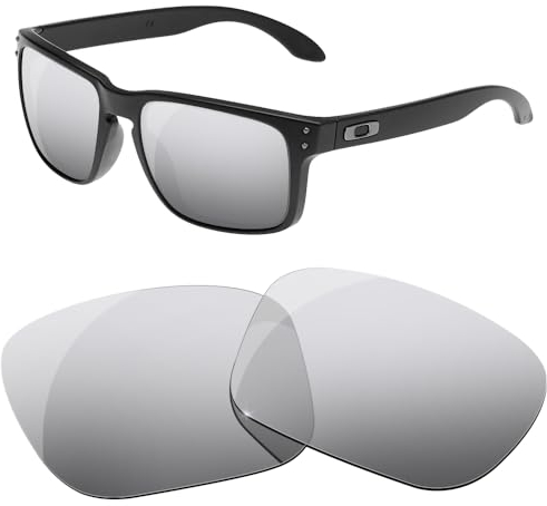 HiCycle2 Sunglasses Lenses Replacement for Oakley Holbrook XL Sunglass OO9417 59mm-Multi Options(Silver)