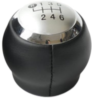 Car Schaltsack Für Toyota Für Avensis Für III T27 2008-2015 5/6 Geschwindigkeit Auto Shift Schaltknauf Hebel Gaitor Boot Abdeckung Fall Schaltknauf Knopf (Größe : 6 Speed Silver)