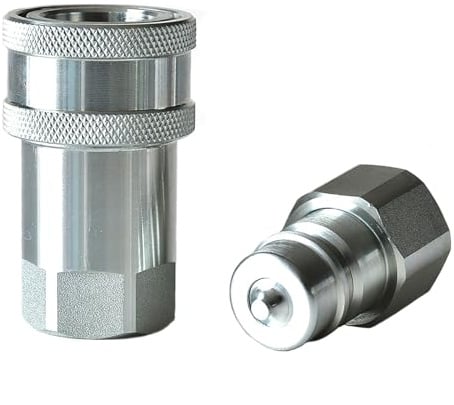 Raccord hydraulique à dégagement rapide, coupleurs mâles G (1,27 cm) à connexion et déconnexion rapides pour chargeur de tracteur