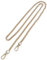 LERANXIN Taschengurt Gold, High-End Kette für Tasche, Taschenkette Gold 120cm, mit Federschnalle, Verdicktes Material, Galvanikverfahren, Taschenriemen für DIY-Taschenzubehör