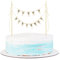 Geburtstagsdeko Kuchen Banner Happy Birthday Girlande Banner Personalisierte Wimpelketten Geburtstags Wimpeldekoration Geburtstag Vintage Leinen Banner Geeignet für Geburtstagsparty Deko Zubehör