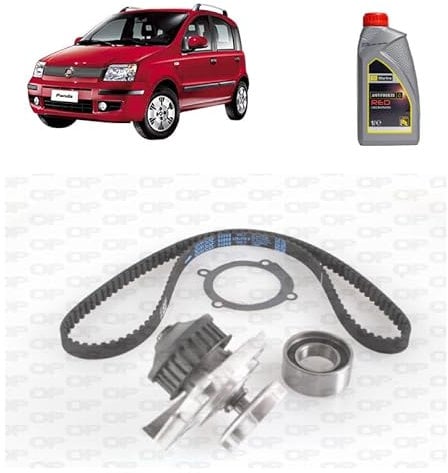 Kit distribuzione + p acqua + antigelo per Fiat Panda 169_ 1.2 benzina GPL 2004-2012