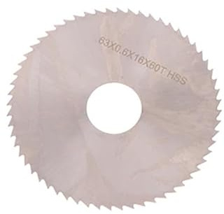 MJINA Kreissäge Kettensäge 2,5 in 63mm Harz HSS Legierung 60mm Emery Trennscheibe Elektrische Zubehör(6.3cm -Silver)