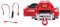 Supoion Fernbedienung Seilwinde und Seilsatz Fernbedienung Crawler Winde Set Motorwinde für 1/10 Maßstab Modell Crawler