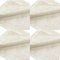 Jarsense 4 x Polyester-Baumwoll-Servietten, 45 x 45 cm, Stoffservietten mit Rosenmuster, geeignet für Hochzeit, Bankett, Abendessen, Weihnachten, Tischdekoration (Champagner)