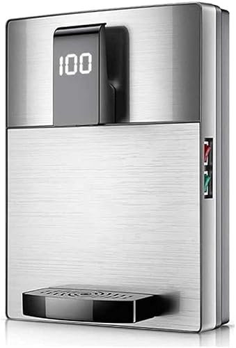 Wasserkühler, Wasserspender auf der Arbeitsplatte, Warm- und Kaltmodus für Büros und Privathäuser, LED-Temperaturanzeige, Smart Touch, Dual-Purpose-Kühlung und -Heizung, Silber, heiße und no