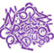 72pcs Iron on Letters and Numbers Patches Letter Patch A-Z Numbers 0-9 Applique for Clothing Hat Backpacks Bags Jacket Jeans (Purple)