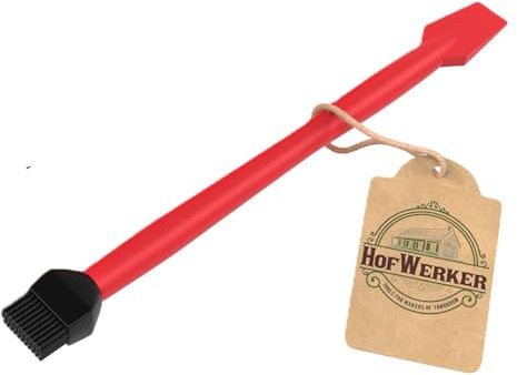 HofWerker Outils pour colle à bois | Pinceau à colle à bois | Coque en silicone | Rouleau à colle en silicone | Rouleau à colle pour collage du bois, pinceau à colle avec spatule
