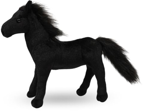 PLNVNVP Pferd Stuffed Animal, Pferd Stofftiere Plüsch Spielzeug, Pony Horse Plush Toy Plüschpuppe,Simulation Kuscheltier Klein Plüsch Pferd-20cm