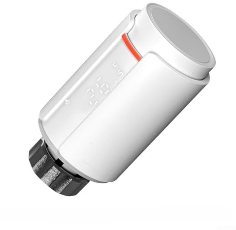 Smart For ZigBee Thermostat-Heizkörperventil mit Fernbedienung Temperaturregelung und Kindersicherungsfunktion, kompatibel mit Tuya für verbessertes Heizungsmanagement zu Hause
