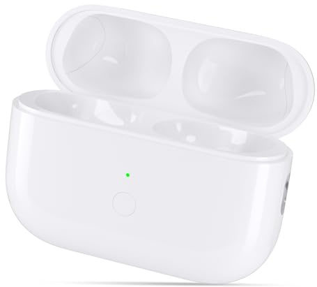 Custodia di ricarica wireless di ricambio compatibile con AirPod Pro di 1a e 2a generazione, custodia di ricambio aggiornata con Air Pod Pro 2, pulsante di sincronizzazione accoppiamento blue-tooth