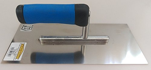 FRATTONE denti Frattone 27 x 13 cm in acciaio inox antiruggine Impugnatura Morbida - 3 versioni: liscia, dentata 6 mm, dentata 8 mm