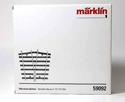 Märklin 59092 - Weichenendstück Herzstückbereich 15°(H11, Spur 1