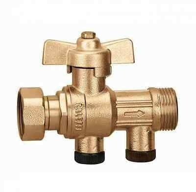 304140 3 / 4F X 3 / 4M Kugelhahn mit eingebautem Rückschlagventil CALEFFI