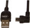 System-S Câble Micro USB câble de données Câble de Charge Angle de fiche coudée 90 ° coudé Spirale 50–135 cm