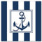 Serviette Anchor Blue - MARITIM Anker blau-weiß 20 Servietten pro Packung