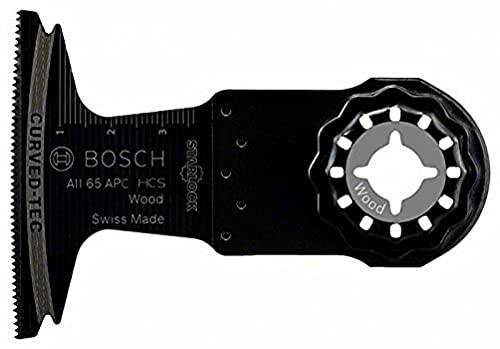 Bosch Accessories Professional 1x HCS Tauchsägeblatt AII 65 APC (für Weichholz, 40 x 65 mm, Zubehör Multifunktionswerkzeug)