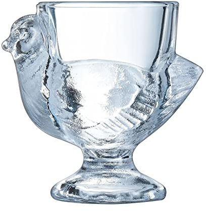 Luminarc 8849228 Coquetiers Poule Sodo Coupe à Chaud Transparent 23 x 5 x 8 cm - Lot de 3