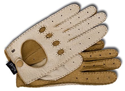 Roeckl Damen Handschuhe Peccaryleder beige Gr. 7