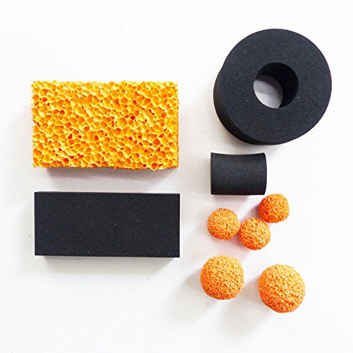 Meyco Vielseitiges Encaustic Schwamm Set, 9 Stück