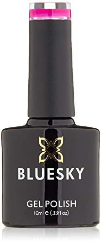 Bluesky Gel Nail Polish, Temptation Bsh022, Bright Pink, Long Lasting, Chip Resistant, 10 ml (Requires Drying Under UV LED Lamp)