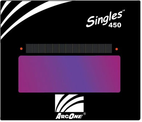 ArcOne S450-12AON Horizontaler Einzel-Abdunkelungsfilter zum Schweißen, Schirm 12, 4 x 5 Zoll