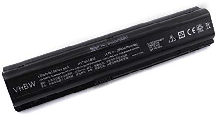 vhbw batteria compatibile con HP Pavilion dv9000, dv9000EA, dv9000T, dv9000Z, dv9001EA laptop, notebook (6600mAh, 14,4V, Li-Ion)
