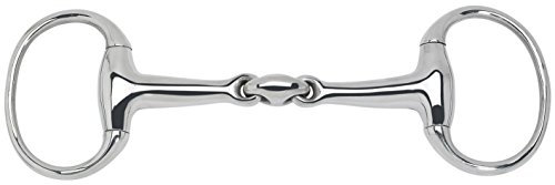 BUSSE Olivenkopfgebiss EDELSTAHL-ELLIPSE, doppelt gebrochen