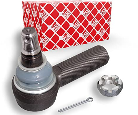 febi bilstein 11114 Spur- / Lenkstangenendstück mit Kronenmutter und Splint, 1 Stück